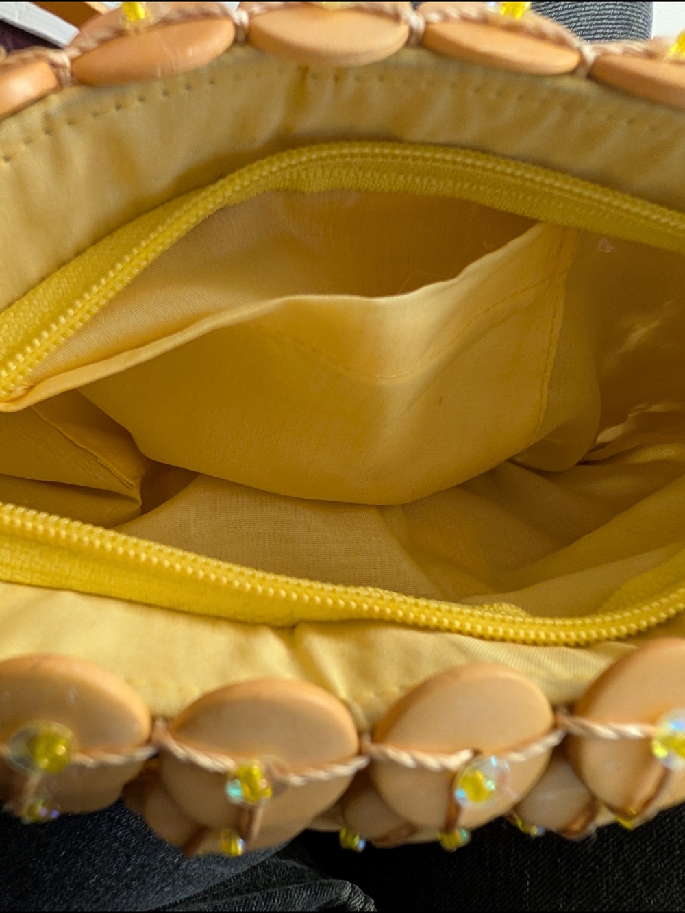 Golden Yellow Vintage Bag - Picture 6 of 8